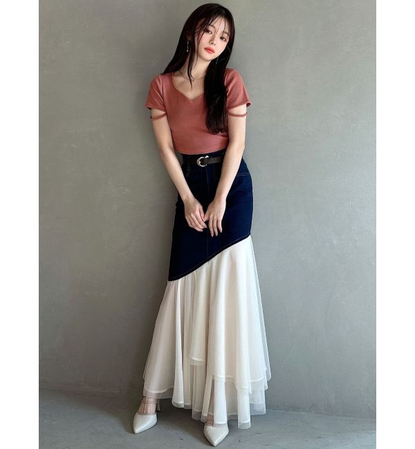 RESEXXY「スリーブデザイントップス」|Tシャツ・カットソー|