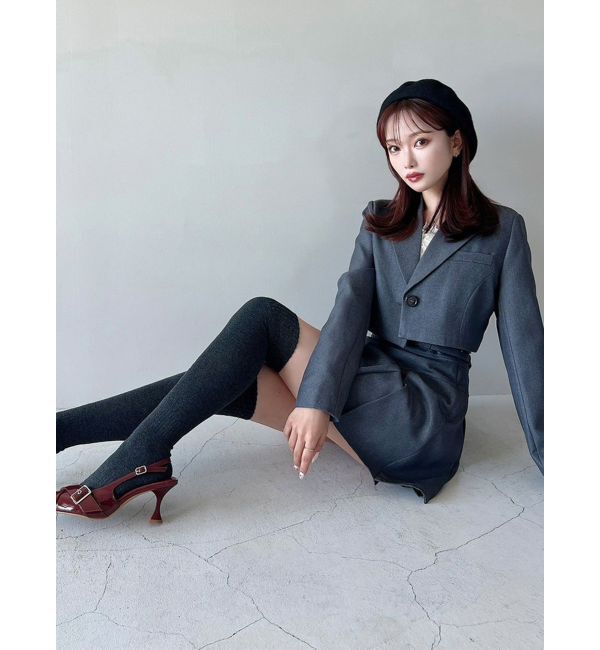 RESEXXY「クロップドジャケット【セットアップ着用可能】」|テーラードジャケット|