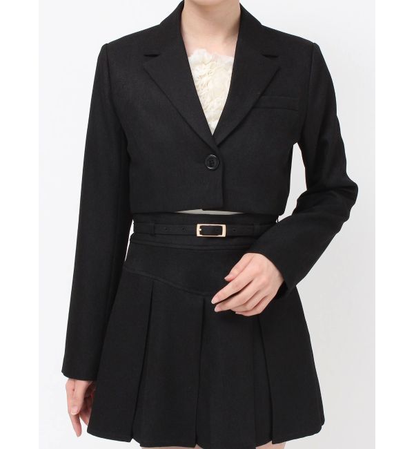 RESEXXY「クロップドジャケット【セットアップ着用可能】」|テーラードジャケット|