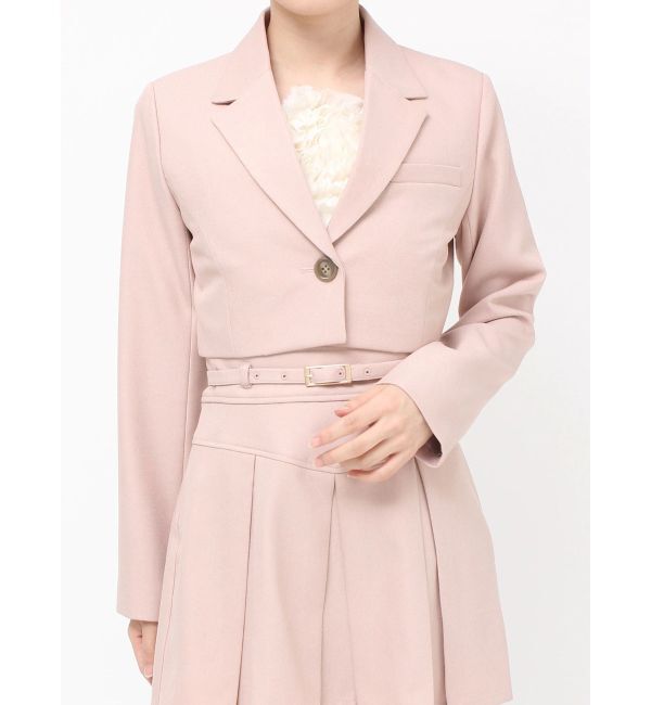 RESEXXY「クロップドジャケット【セットアップ着用可能】」|テーラードジャケット|