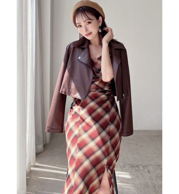 RESEXXY「フェイクレザーライダースジャケット」|ライダースジャケット|