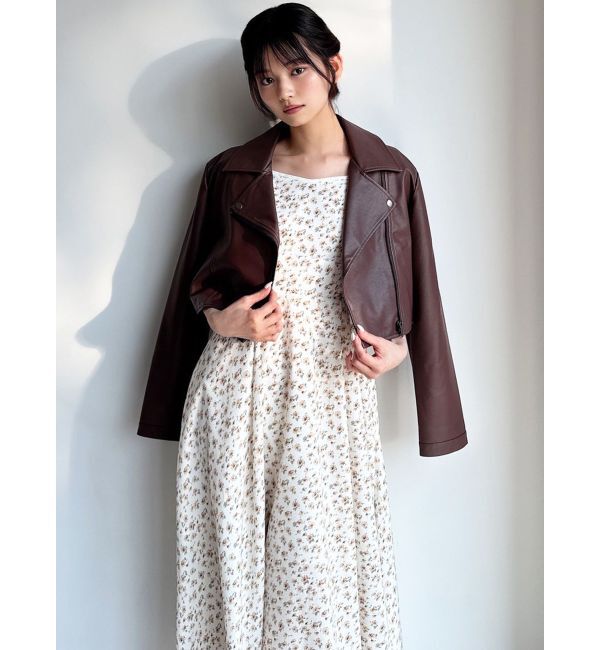 RESEXXY「フェイクレザーライダースジャケット」|ライダースジャケット|