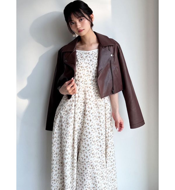 RESEXXY「フェイクレザーライダースジャケット」|ライダースジャケット|