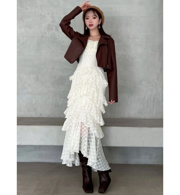 RESEXXY「フェイクレザーライダースジャケット」|ライダースジャケット|