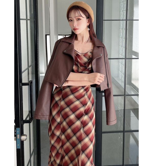 RESEXXY「フェイクレザーライダースジャケット」|ライダースジャケット|