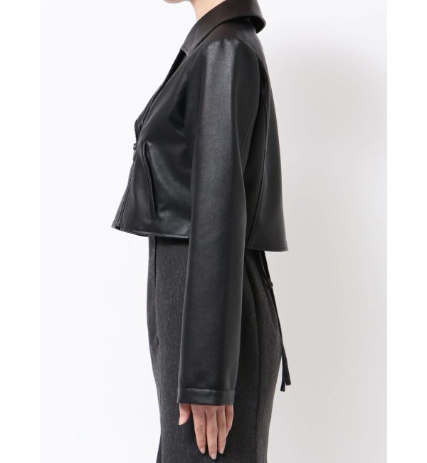 RESEXXY「フェイクレザーライダースジャケット」|ライダースジャケット|