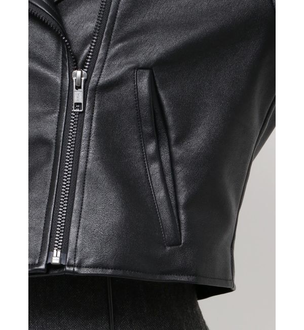 RESEXXY「フェイクレザーライダースジャケット」|ライダースジャケット|