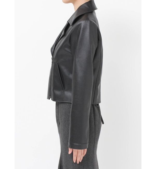 RESEXXY「フェイクレザーライダースジャケット」|ライダースジャケット|