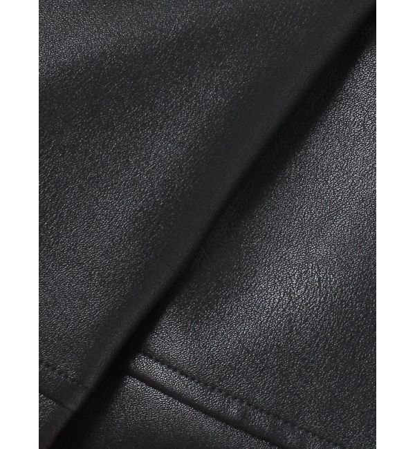 RESEXXY「フェイクレザーライダースジャケット」|ライダースジャケット|