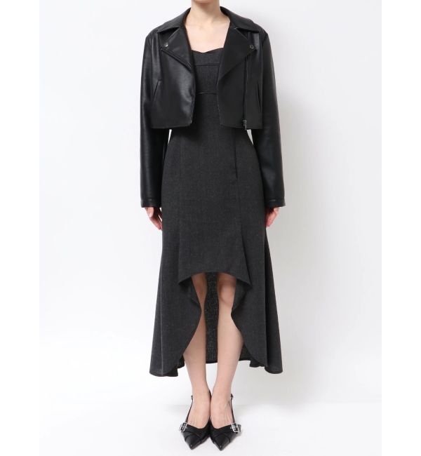 RESEXXY「フェイクレザーライダースジャケット」|ライダースジャケット|