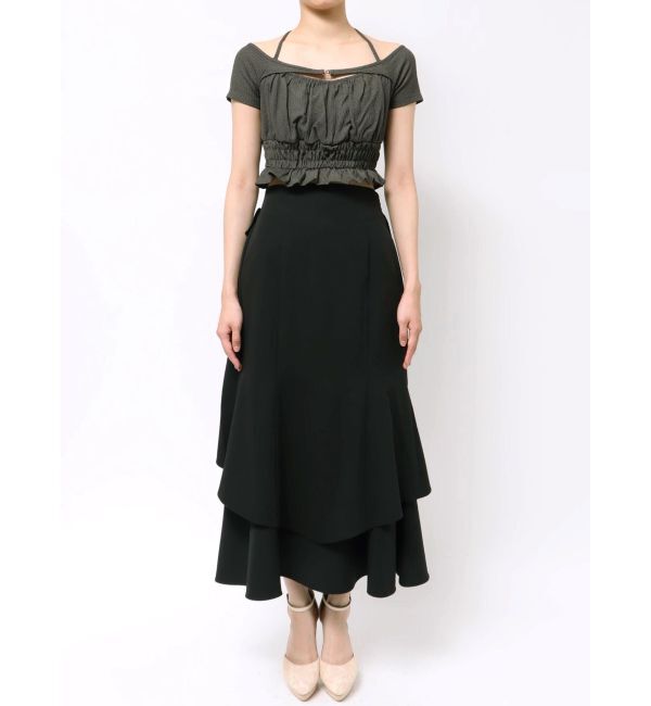 RESEXXY「フリルデザインカットトップス」|Tシャツ・カットソー|