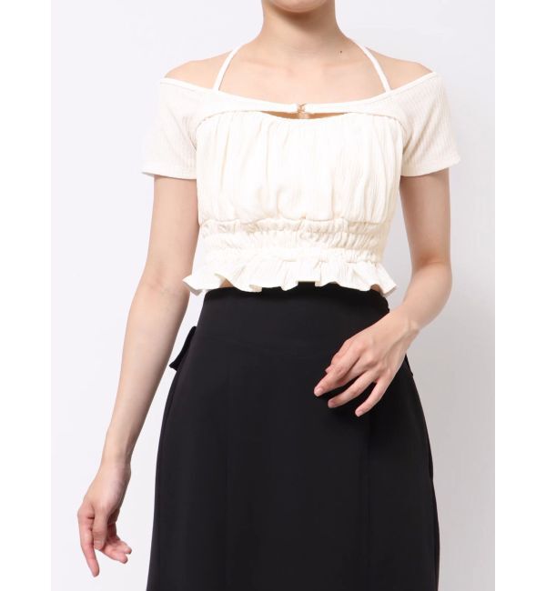 RESEXXY「フリルデザインカットトップス」|Tシャツ・カットソー|