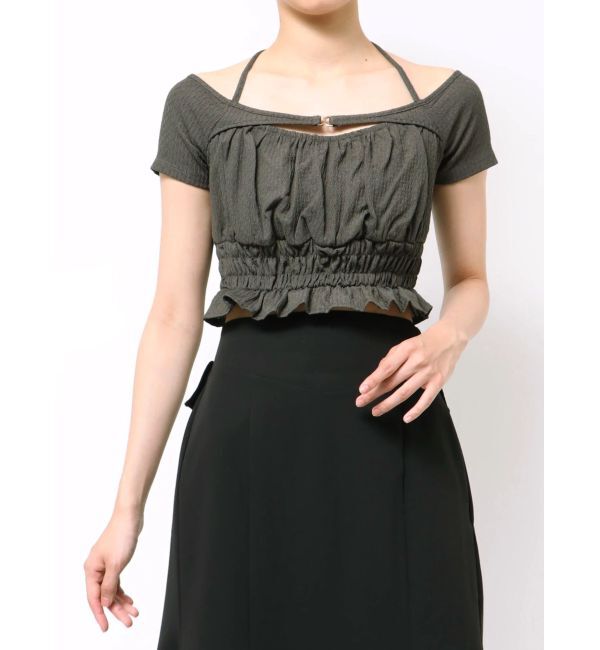 RESEXXY「フリルデザインカットトップス」|Tシャツ・カットソー|