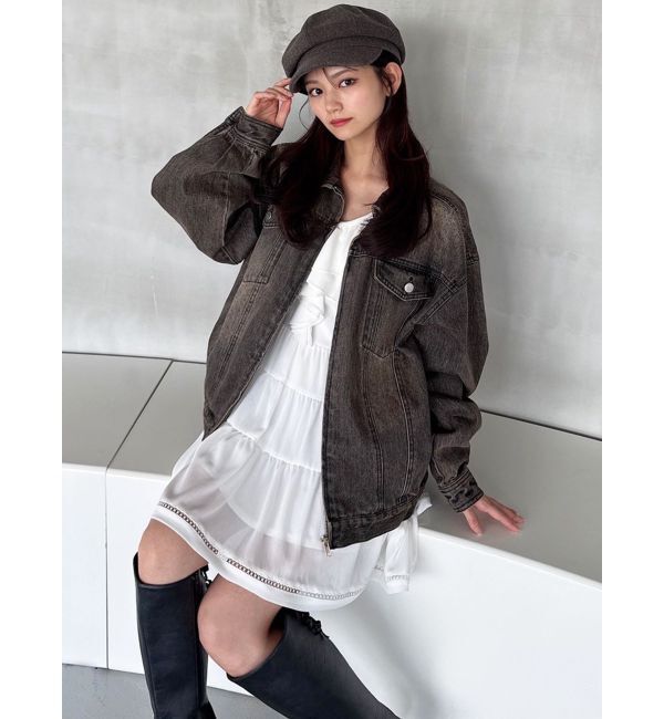 RESEXXY「ラッフルミニティアードワンピース」|ワンピース|