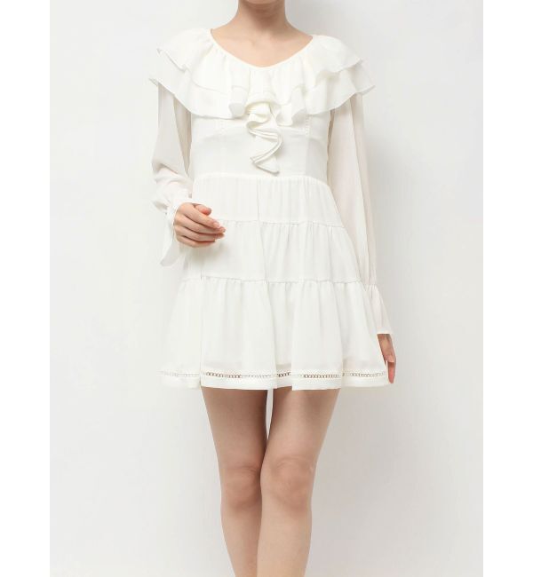 RESEXXY「ラッフルミニティアードワンピース」|ワンピース|