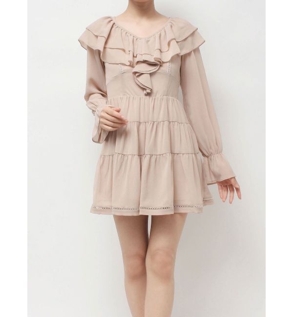 RESEXXY「ラッフルミニティアードワンピース」|ワンピース|