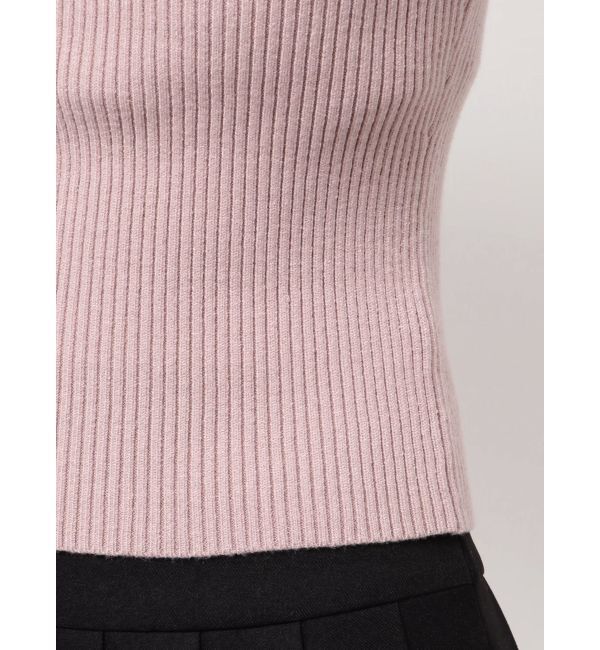 RESEXXY「スリーブレースアップバイカラーニットトップス」|ニット・セーター|