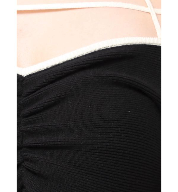 RESEXXY「ナローストラップリブトップス」|ニット・セーター|