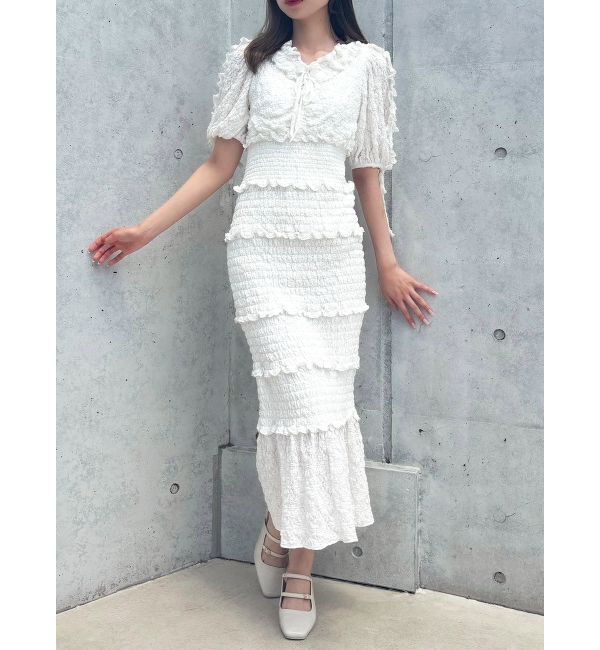 dazzlin「ベビーフリルシャーリングワンピース」|ワンピース|