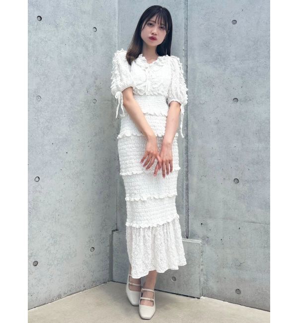 dazzlin「ベビーフリルシャーリングワンピース」|ワンピース|