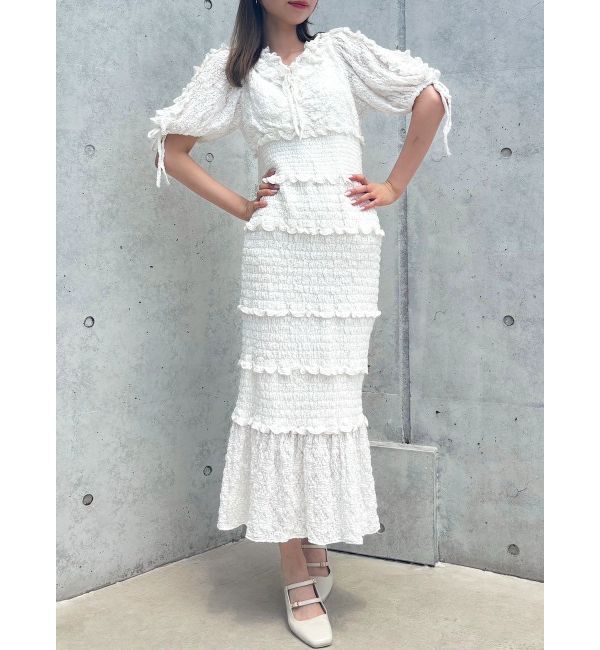 dazzlin「ベビーフリルシャーリングワンピース」|ワンピース|