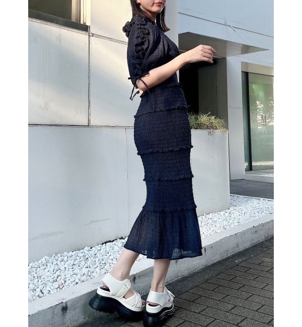 dazzlin「ベビーフリルシャーリングワンピース」|ワンピース|