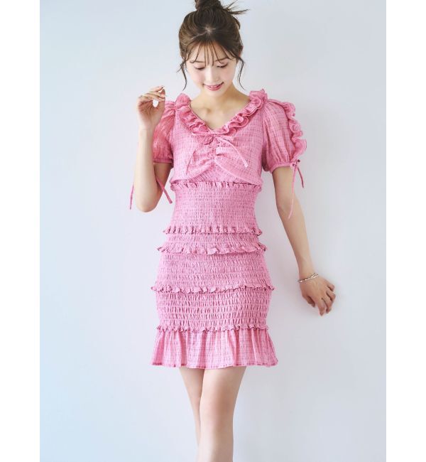 dazzlin「ベビーフリルシャーリングワンピース」|ワンピース|