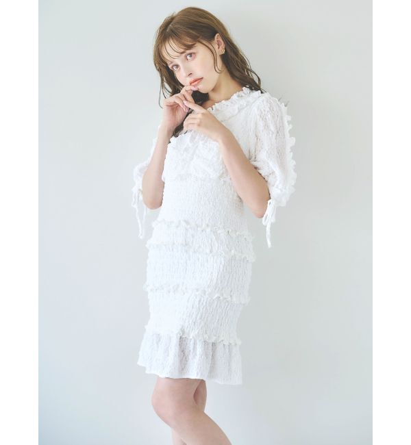 dazzlin「ベビーフリルシャーリングワンピース」|ワンピース|
