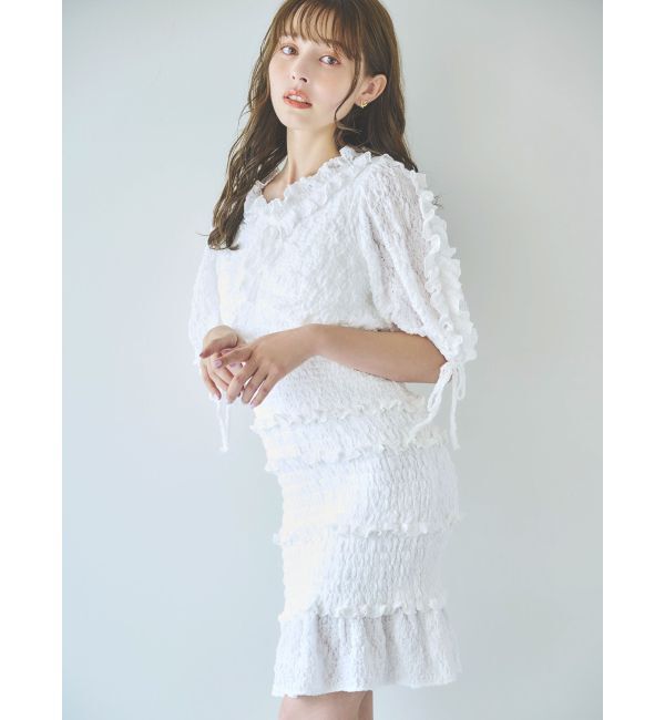 dazzlin「ベビーフリルシャーリングワンピース」|ワンピース|