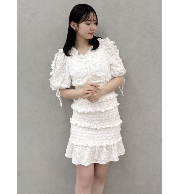 dazzlin「ベビーフリルシャーリングワンピース」|ワンピース|