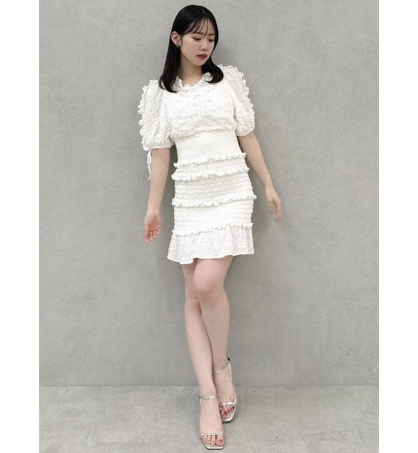 dazzlin「ベビーフリルシャーリングワンピース」|ワンピース|