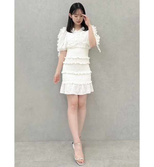 dazzlin「ベビーフリルシャーリングワンピース」|ワンピース|