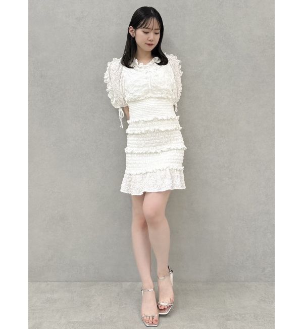 dazzlin「ベビーフリルシャーリングワンピース」|ワンピース|