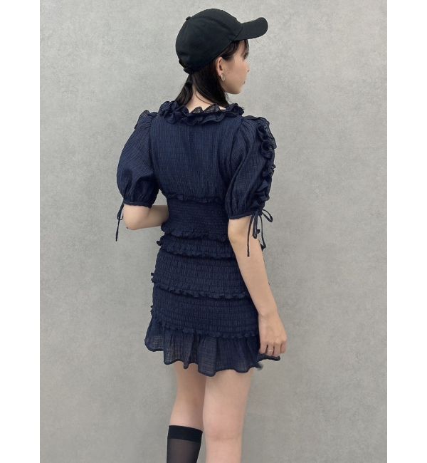 dazzlin「ベビーフリルシャーリングワンピース」|ワンピース|
