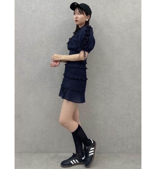 dazzlin「ベビーフリルシャーリングワンピース」|ワンピース|