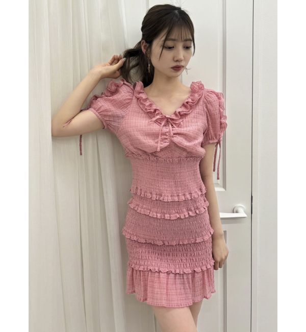 dazzlin「ベビーフリルシャーリングワンピース」|ワンピース|