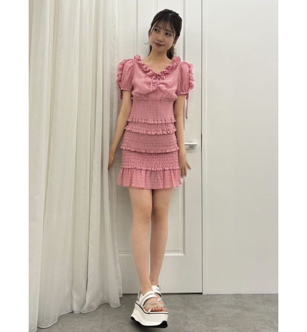 dazzlin「ベビーフリルシャーリングワンピース」|ワンピース|