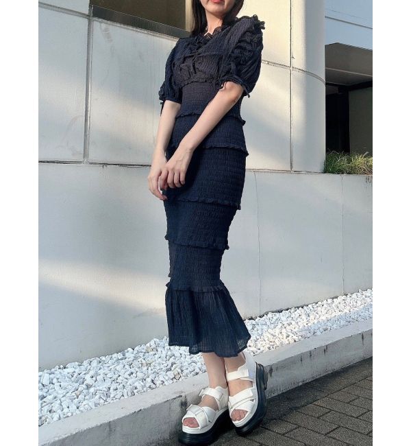 dazzlin「ベビーフリルシャーリングワンピース」|ワンピース|