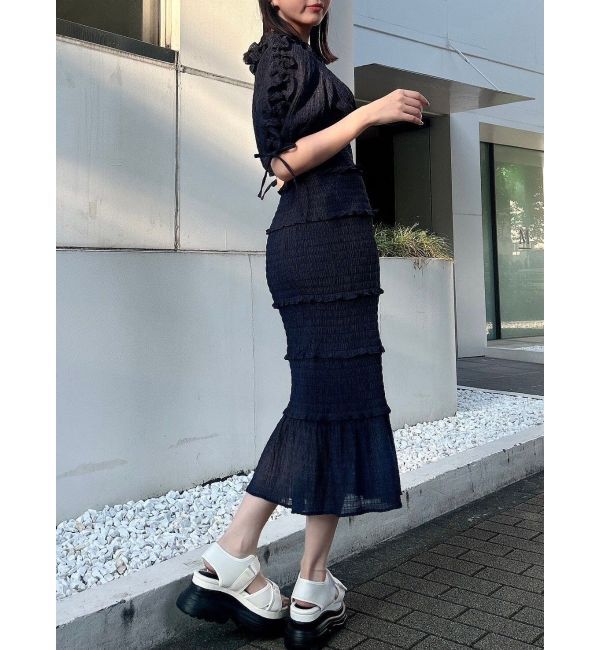 dazzlin「ベビーフリルシャーリングワンピース」|ワンピース|