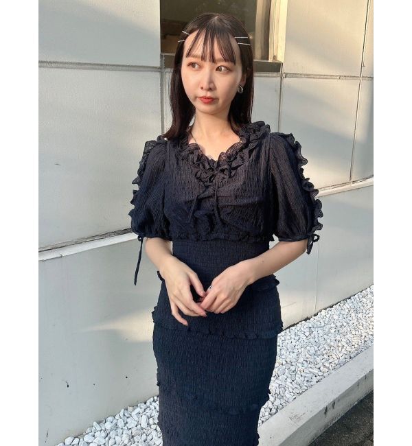 dazzlin「ベビーフリルシャーリングワンピース」|ワンピース|