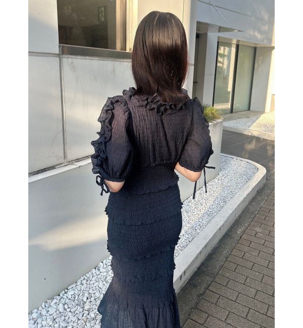 dazzlin「ベビーフリルシャーリングワンピース」|ワンピース|