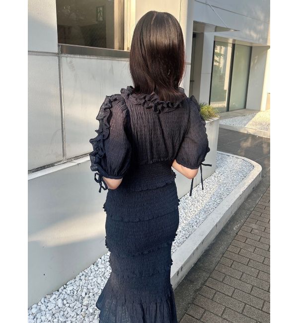 dazzlin「ベビーフリルシャーリングワンピース」|ワンピース|