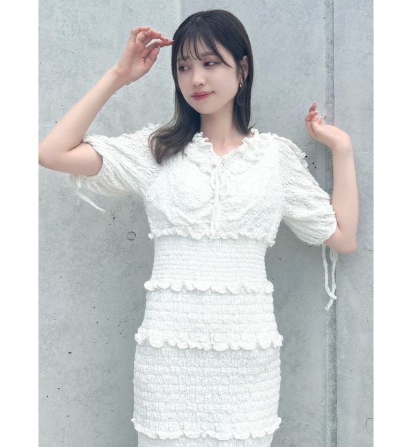 dazzlin「ベビーフリルシャーリングワンピース」|ワンピース|