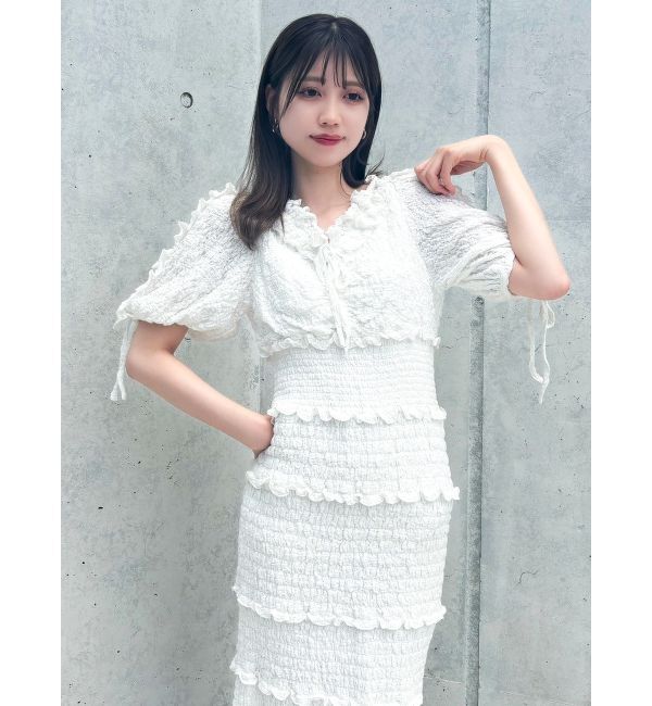 dazzlin「ベビーフリルシャーリングワンピース」|ワンピース|