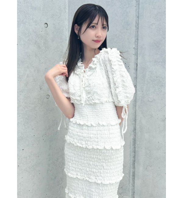 dazzlin「ベビーフリルシャーリングワンピース」|ワンピース|