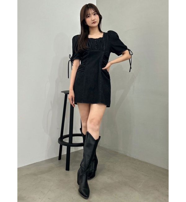 dazzlin「ギャザーデザインアソートミニワンピース」|ワンピース|