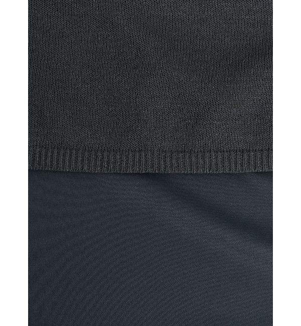 dazzlin「コンパクトギャザーシアーニットトップス」|ニット・セーター|