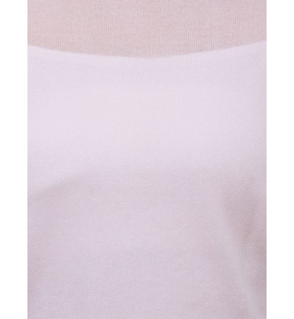 dazzlin「コンパクトギャザーシアーニットトップス」|ニット・セーター|