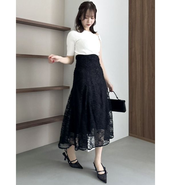 dazzlin「ワンショルリングリブニット」|ニット・セーター|