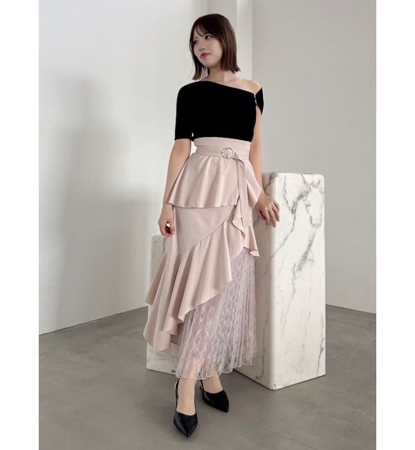 dazzlin「ワンショルリングリブニット」|ニット・セーター|